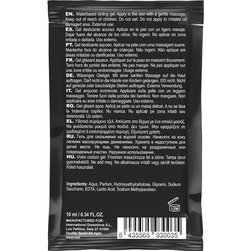 COQUETTE CHIC DESIRE - LUBRIFICANTE À BASE DE ÀGUA SABOR MORANGO 10 ML