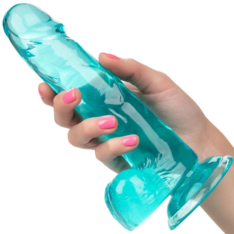 CALEXOTICS - DILDO QUEEN TAMANHO Azul 15.3 CM