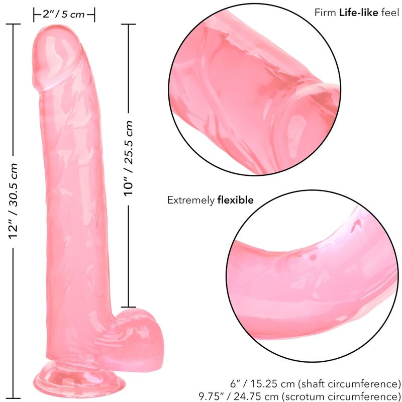CALEXOTICS - DILDO QUEEN TAMANHO Rosa 25.5 CM
