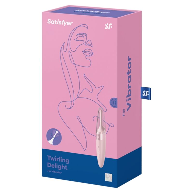 SATISFYER - ESTIMULADOR DE CLITÓRIS TWIRLING DELIGHT Rosa