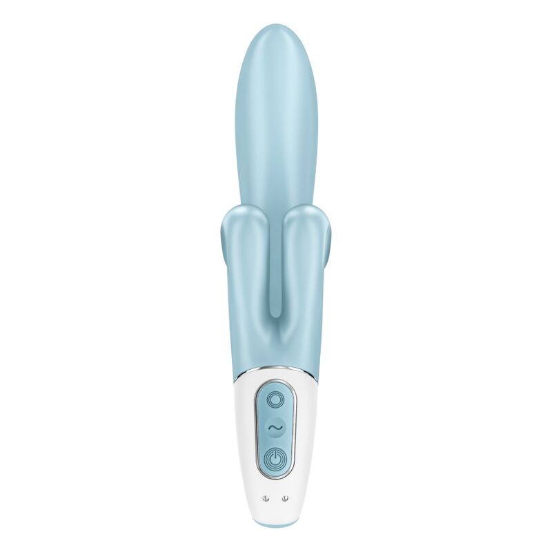 SATISFYER - TOUCH ME COELHO VIBRAO Azul