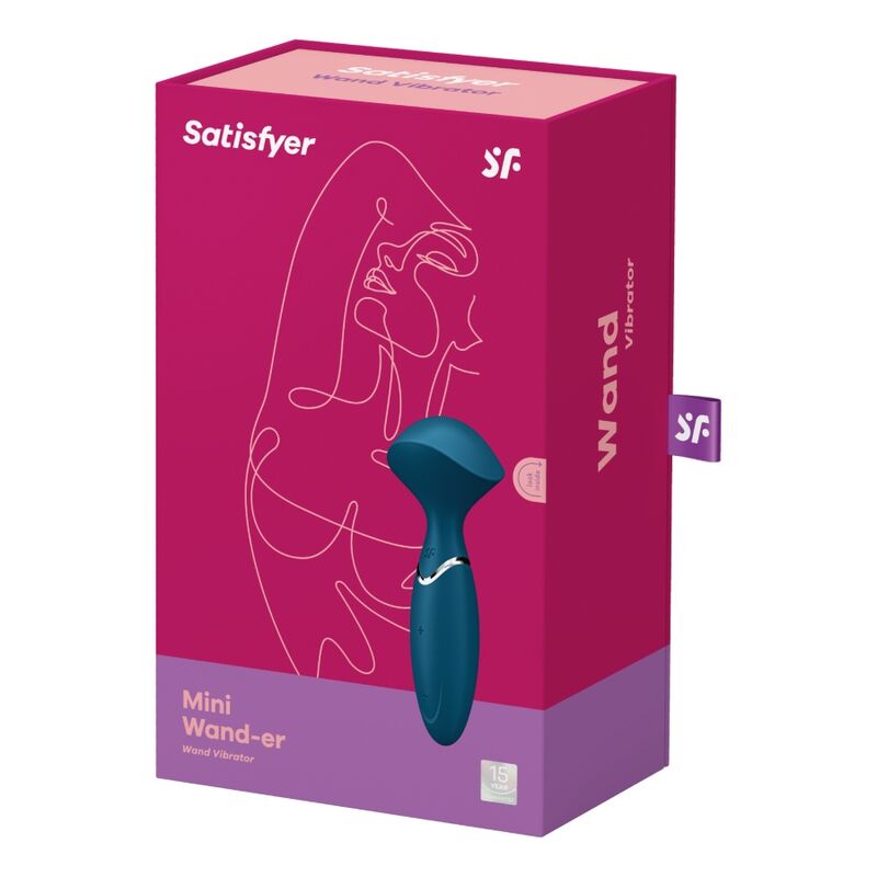 SATISFYER - MINI WOND-ER Azul