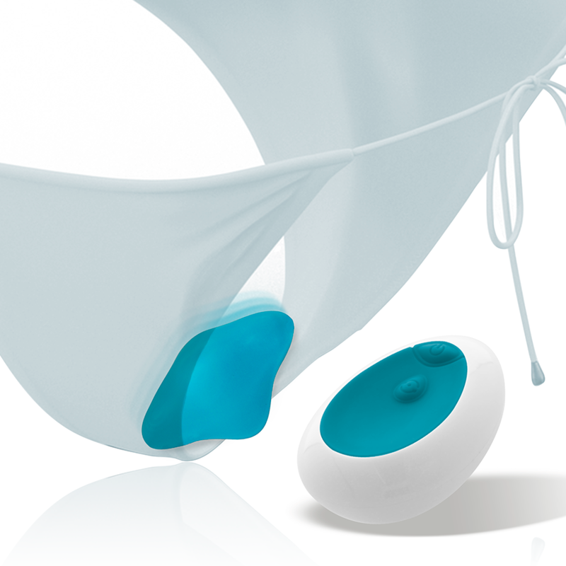 INTENSE - SAMANTHA PANTIE CONTROLE REMOTO Azul