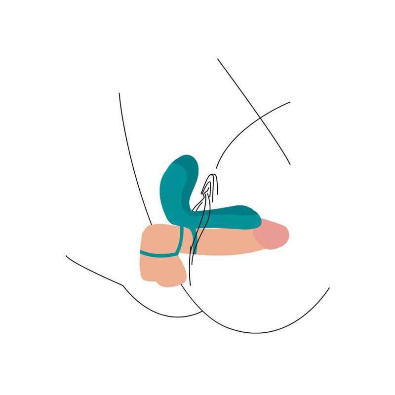 XOCOON - ANEL VIBRADOR PARA CASAIS Verde