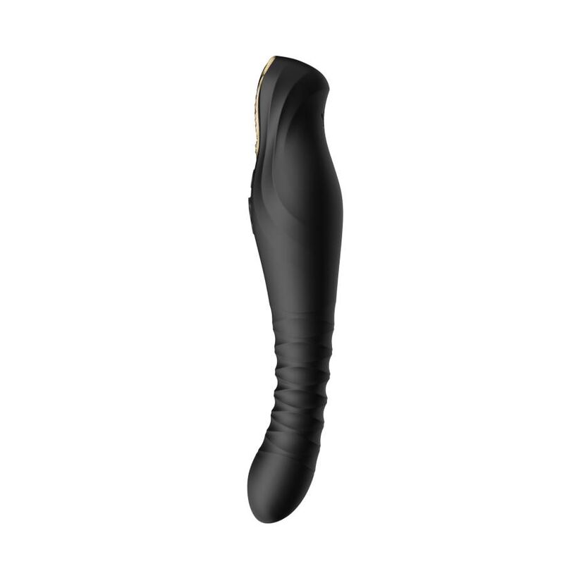 Vibrador Clássico - Cristal Swarovski - King - Preto