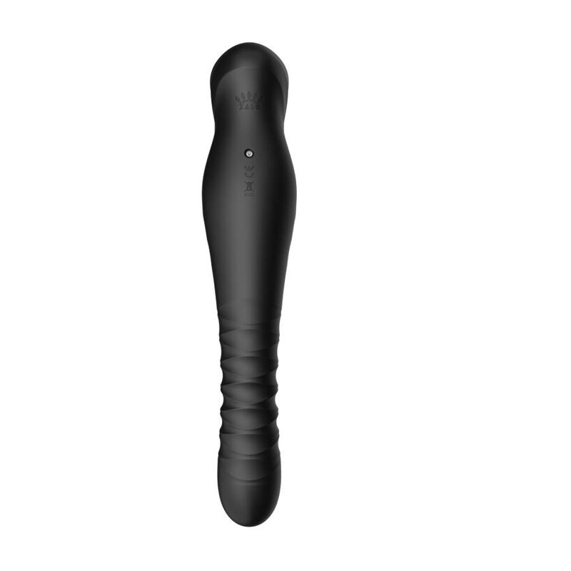 Vibrador Clássico - Cristal Swarovski - King - Preto