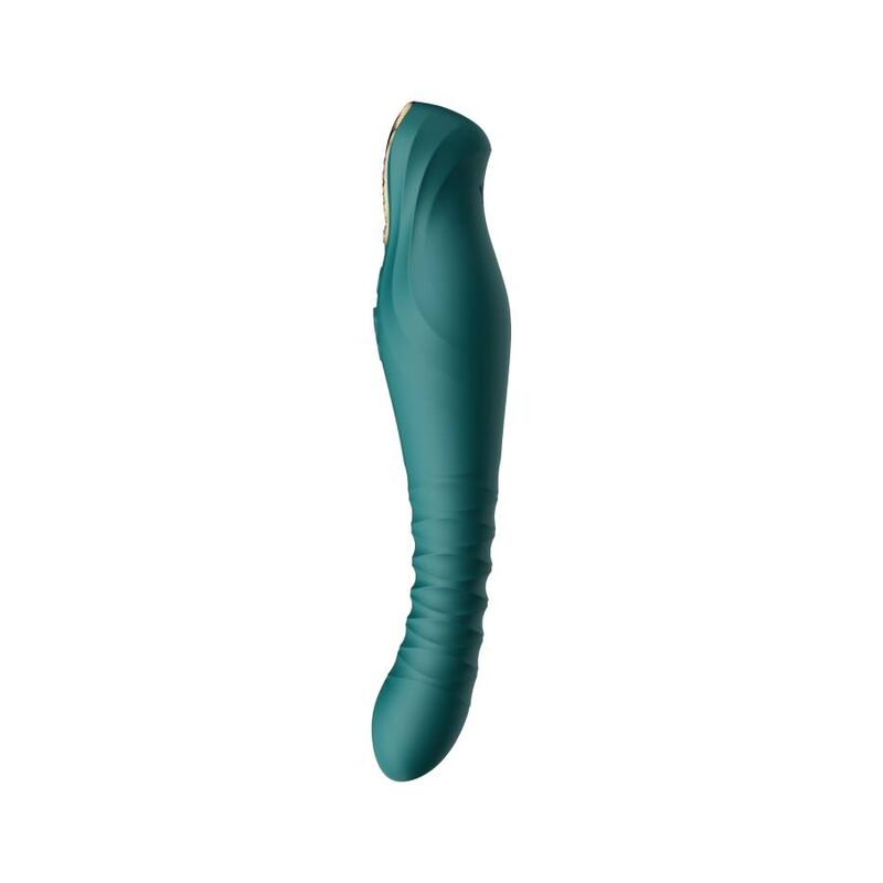 Vibrador Clássico - Cristal Swarovski - King - Verde