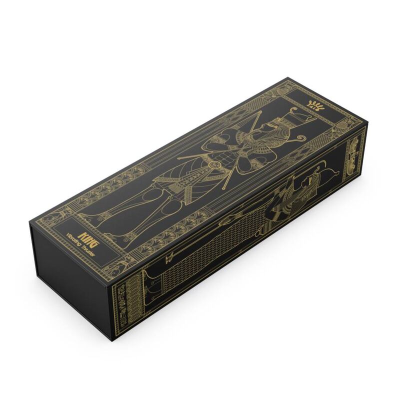 Vibrador Clássico - Cristal Swarovski - King - Verde