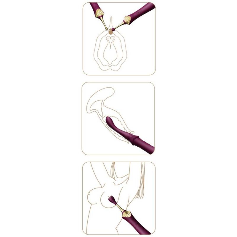 Vibrador Ponto G - Bess 2 - Roxo