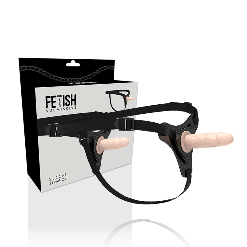 ARNÊS DE SUBMISSO DE FETISH - CARNE DE SILICONE REALISTA 12,5 CM