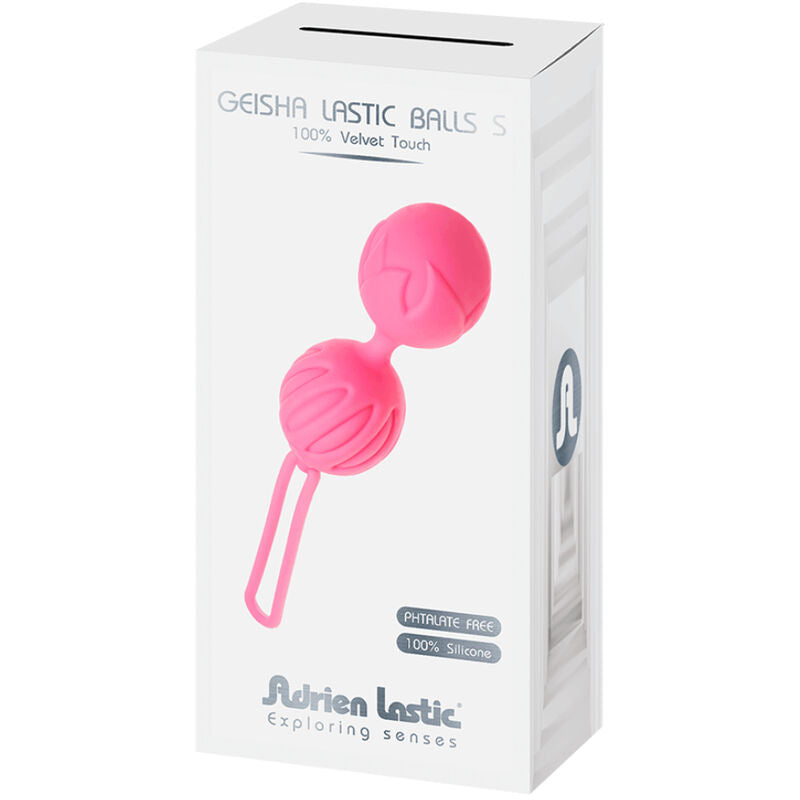 ADRIEN LASTIC - BOLAS DE SILICONE GEISHA LASTIC TAMANHO S Rosa