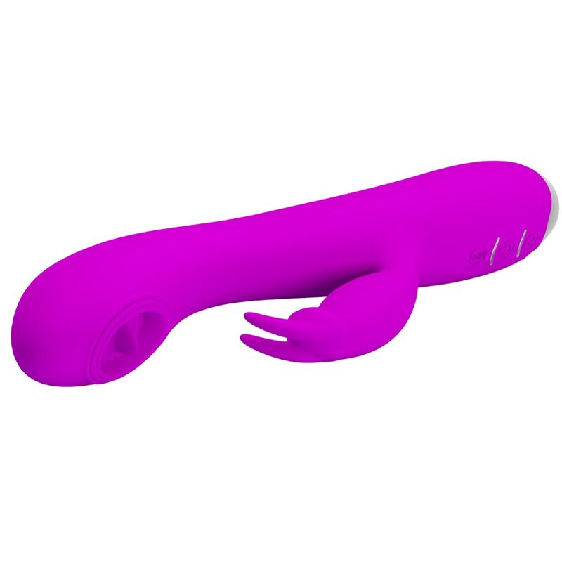 PRETTY LOVE - RACHEL VIBRADOR RECARREGÁVEL COM ONDAS ESTIMULANTES ROXO