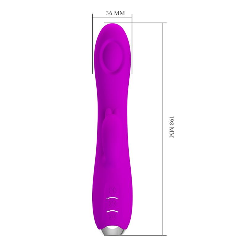 PRETTY LOVE - VIBRADOR REGINA - ONDAS ESTIMULANTES RECARREGÁVEIS ROXO
