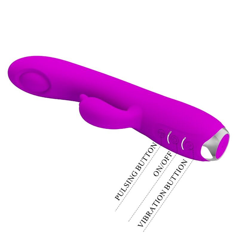 PRETTY LOVE - VIBRADOR REGINA - ONDAS ESTIMULANTES RECARREGÁVEIS ROXO