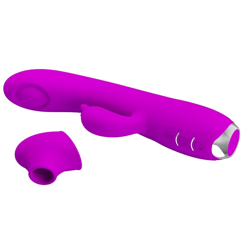 PRETTY LOVE - VIBRADOR REGINA - ONDAS ESTIMULANTES RECARREGÁVEIS ROXO