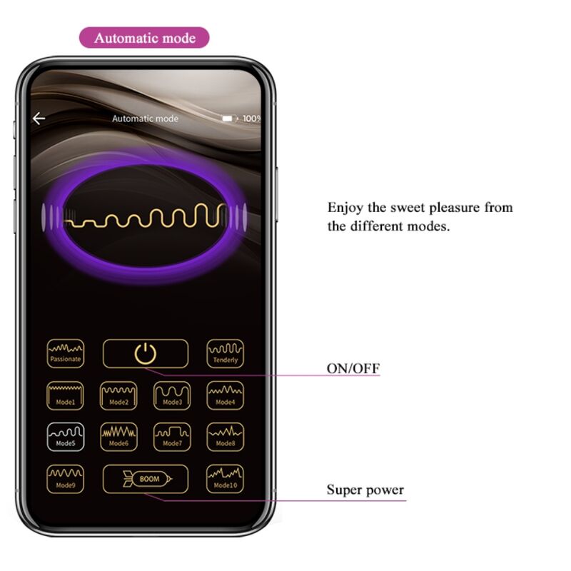 PRETTY LOVE - BOLAS VIBRADORAS RECARREGVEIS ELVIRA Rosa