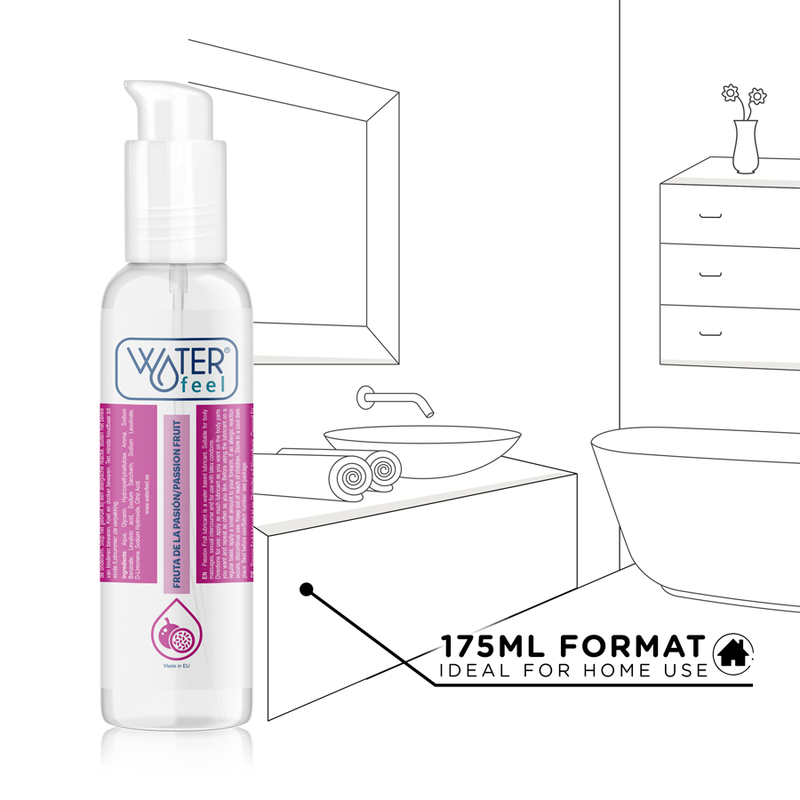 WATERFEEL - LUBRIFICANTE À BASE DE ÁGUA DE MARACUJÁ 175 ML