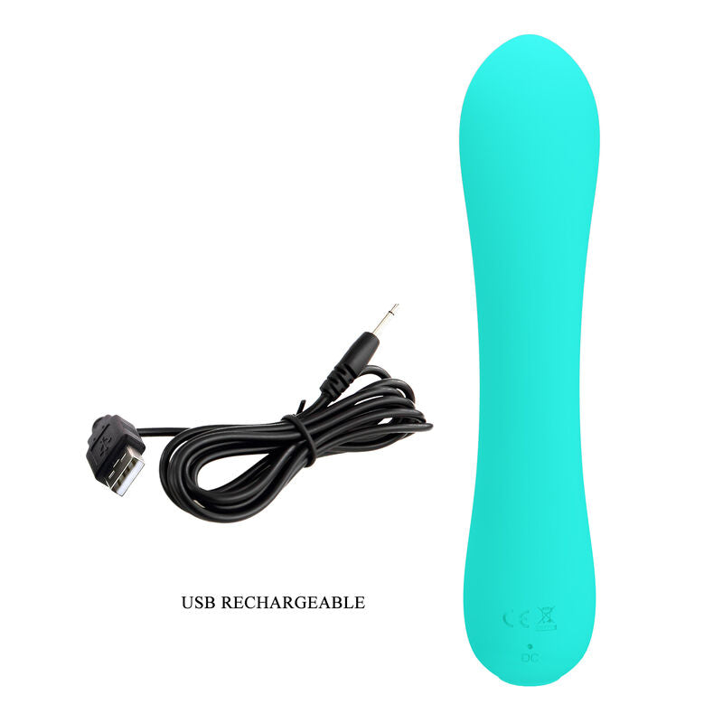 PRETTY LOVE - VIBRADOR RECARREGVEL PRESCOTT AQUA Verde