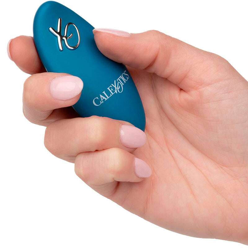 CALEXOTICS - RIDER MASSAGER DUPLO MOTOR CONTROLE REMOTO Azul