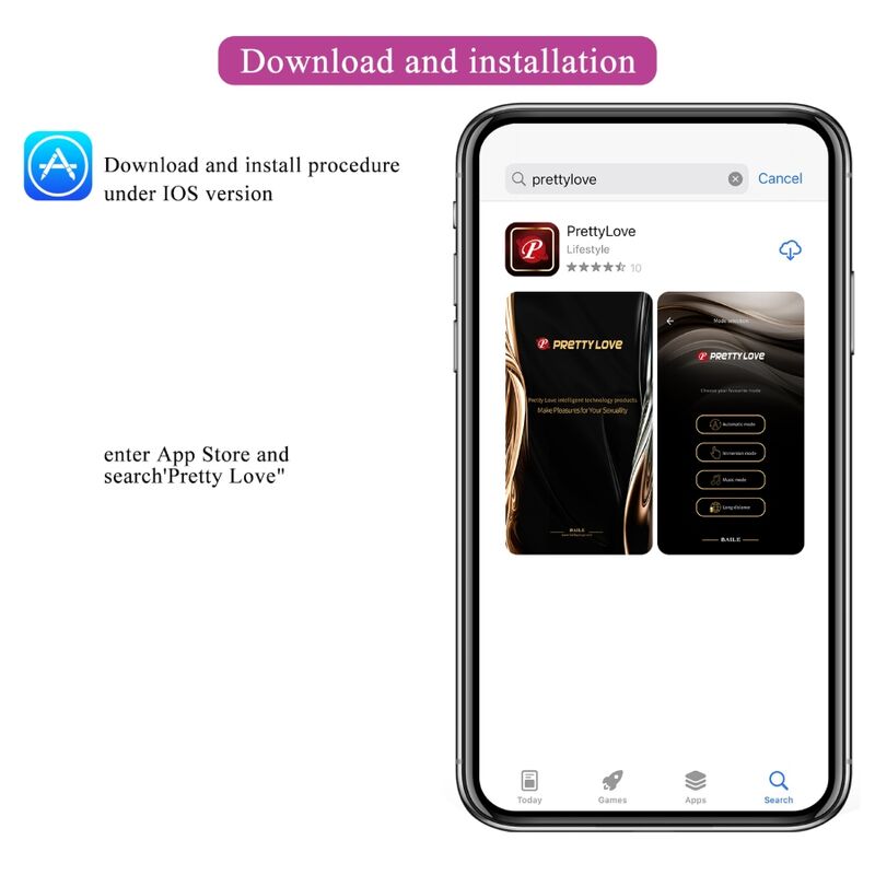 PRETTY LOVE - FISHERMAN OVO VIBRATÓRIO CONTROLADO POR APLICATIVO Lilás