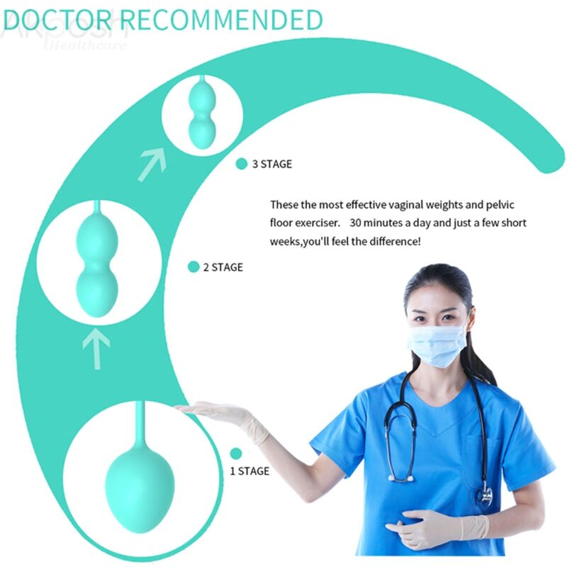 ARMONY - ANABIOSIS VAGINAL HALTERE 3 NÍVEIS Verde