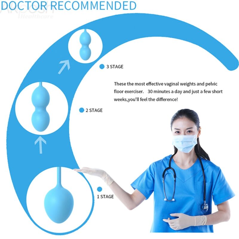 ARMONY - ANABIOSIS VAGINAL HALTERE 3 NÍVEIS Azul