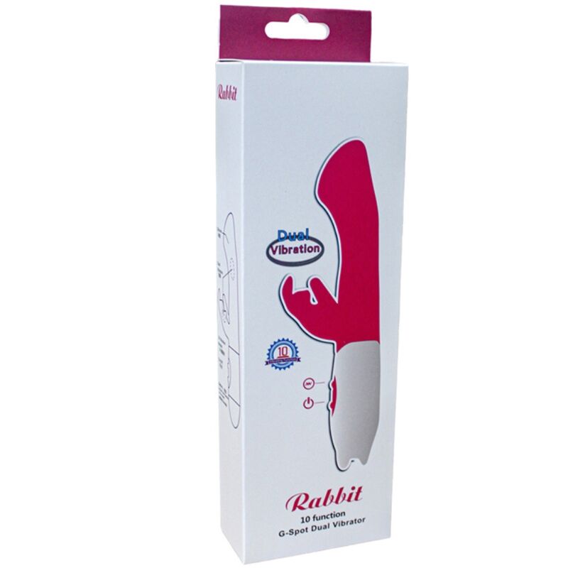 ARMONY - VIBRADOR E ESTIMULADOR COELHO G SPOT 10 VELOCIDADES Rosa