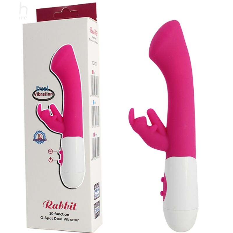ARMONY - VIBRADOR E ESTIMULADOR COELHO G SPOT 10 VELOCIDADES Rosa