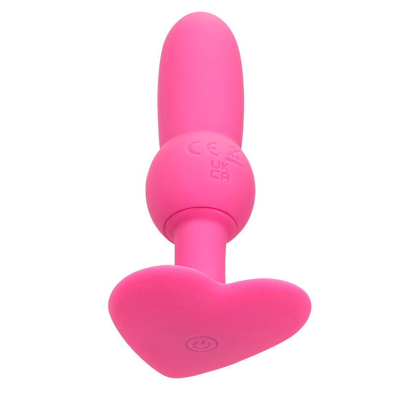 CALEXOTICS - FIRST TIME PLUG ANAL SONDA DE CONTAS 10 VIBRAÇÕES Rosa