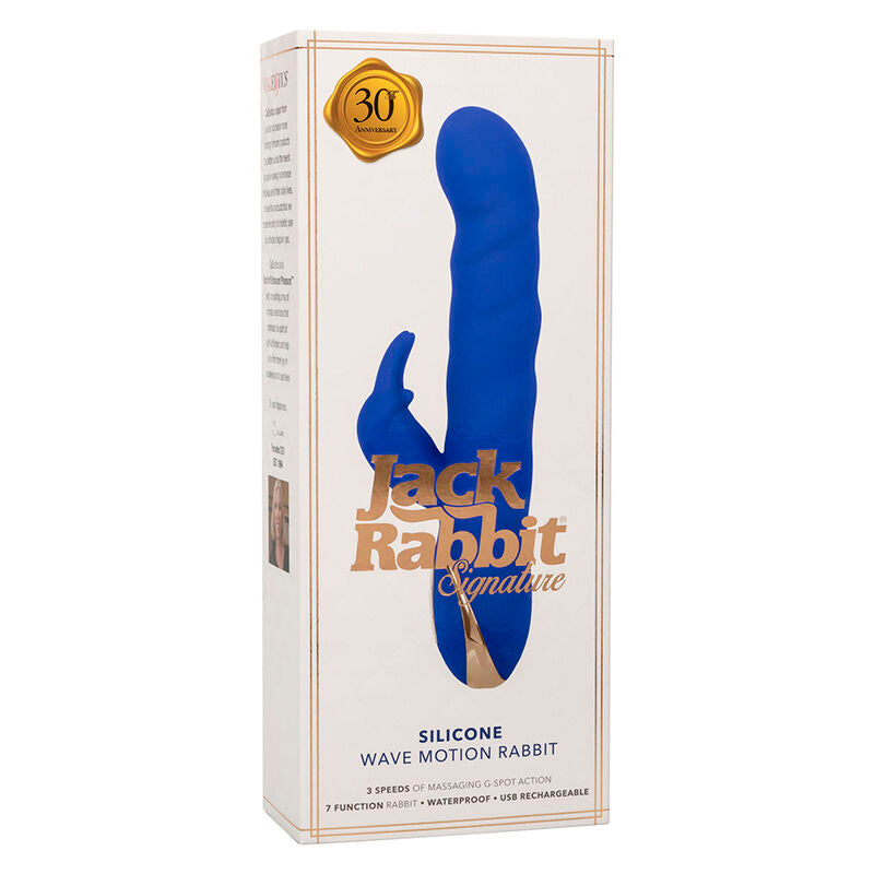 CALEXOTICS - JACK RABBIT VIBRADOR WAVE MOTION Azul