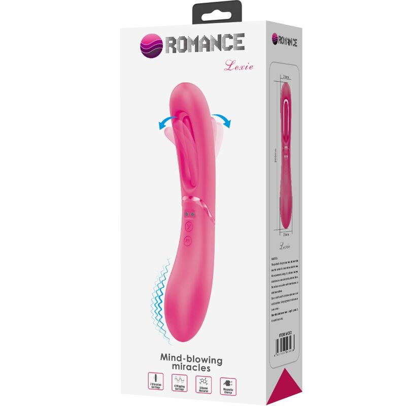 ROMANCE - VIBRADOR LEXIE G-SPOT 7 VIBRAÇÕES Rosa