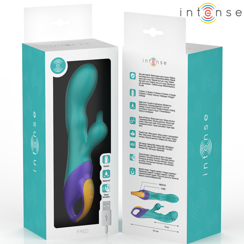INTENSE - FRED RABBIT VIBRADOR Azul