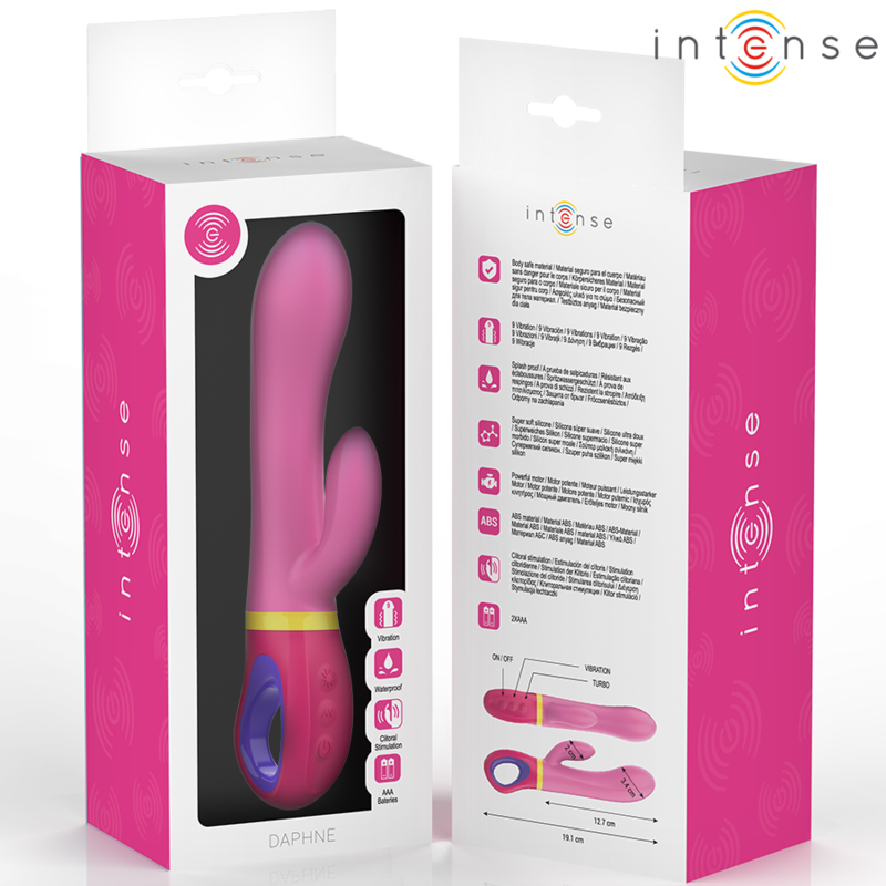 INTENSO - VIBRADOR DE COELHO Rosa DAPHNE