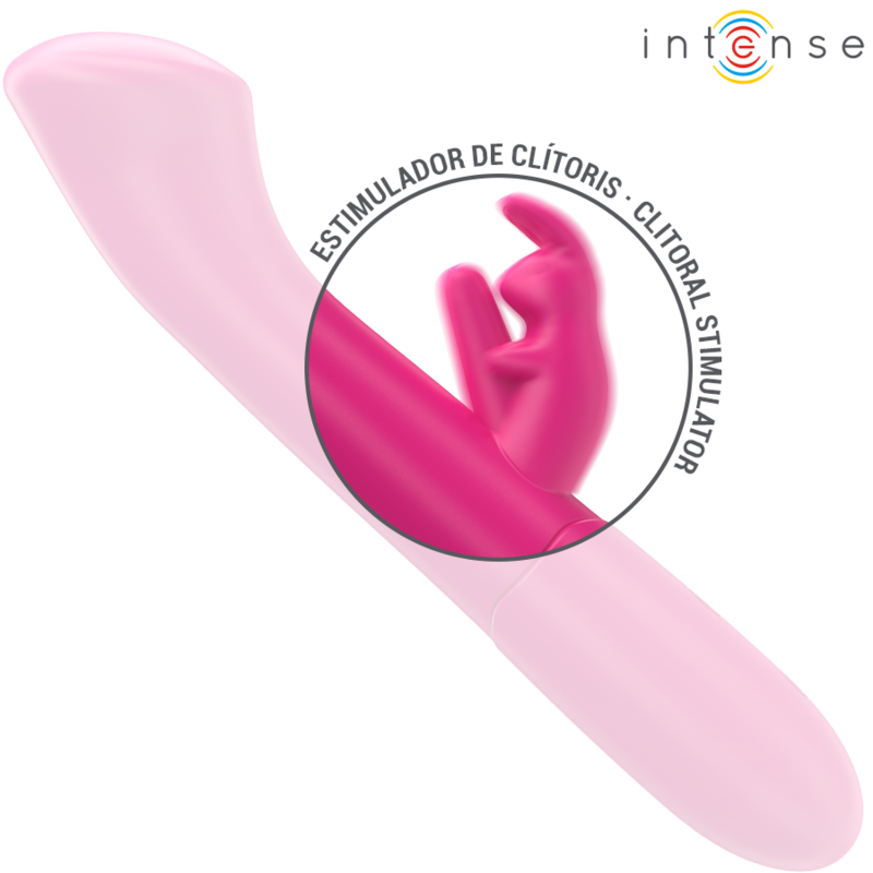 INTENSE - JULIETA RABBIT VIBRADOR 18,6 CM 10 VIBRAÇÕES Rosa