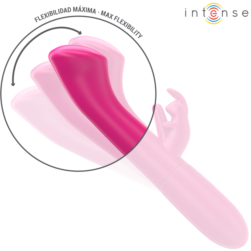 INTENSE - JULIETA RABBIT VIBRADOR 18,6 CM 10 VIBRAÇÕES Rosa
