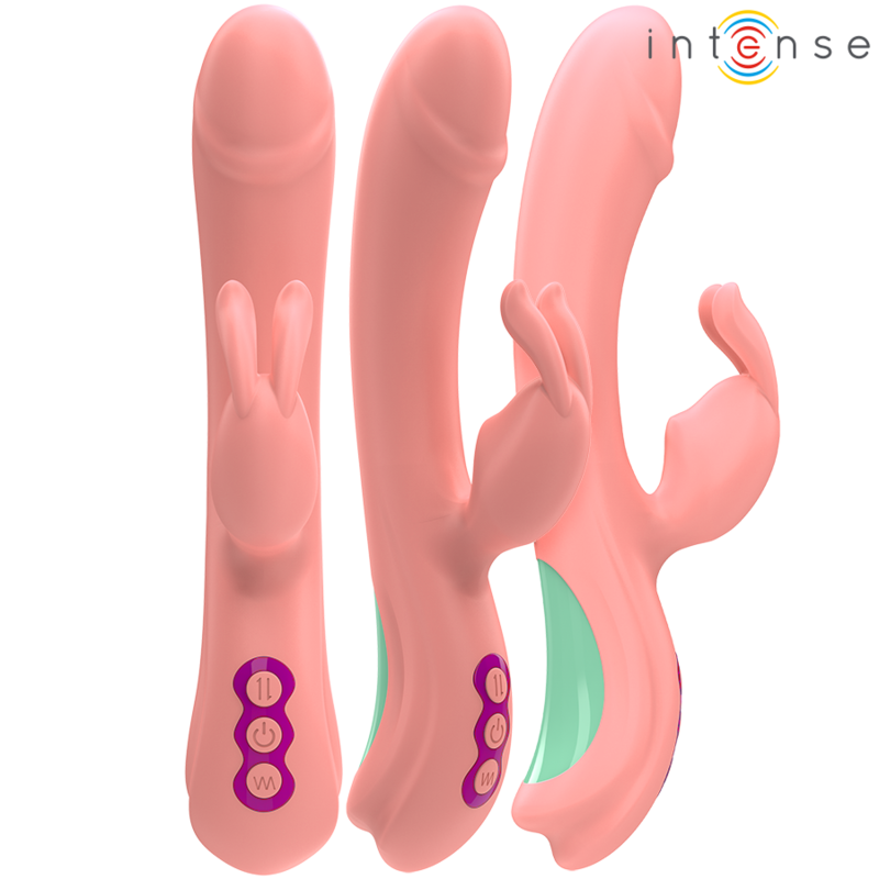 INTENSE - VIBRADOR RACHEL RABBIT 5 VIBRAÇÕES Rosa