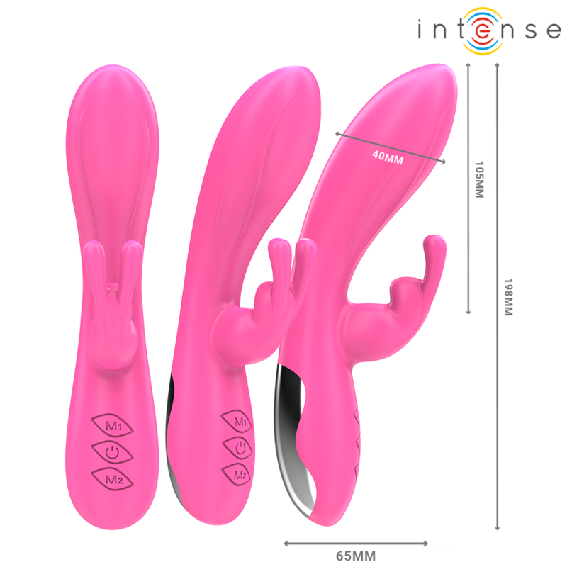 INTENSE - RANDALL RABBIT VIBRADOR 10 VIBRAÇÕES Rosa