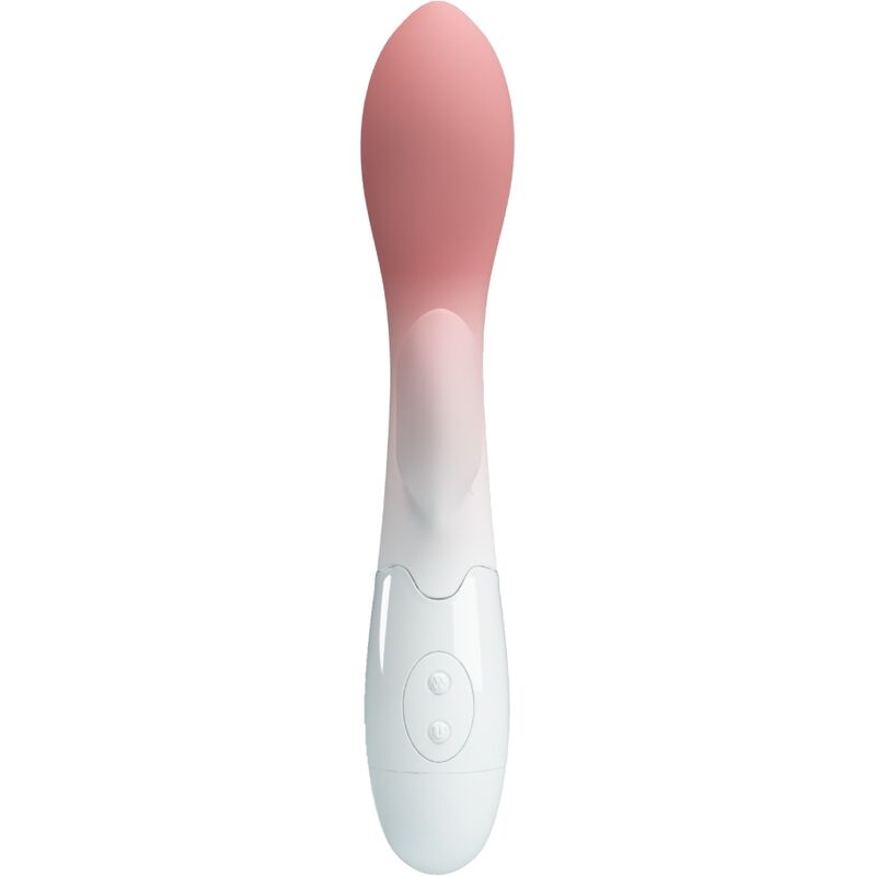 PRETTY LOVE - VIBRADOR BRILHANTE DO PONTO G + ESTIMULADOR DE CLITÓRIS 30 VIBRAÇÕES Rosa