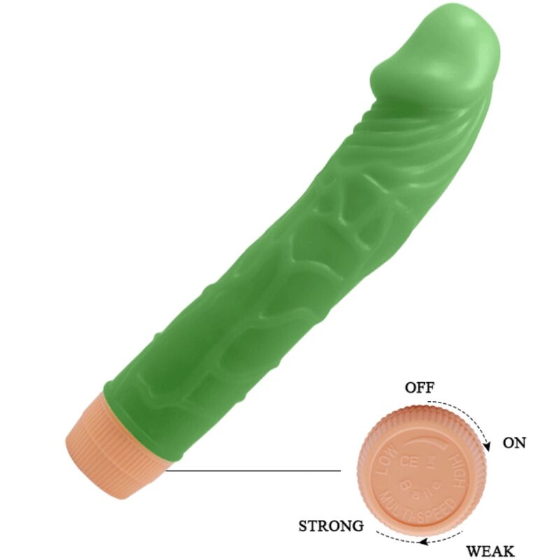 BAILE - BILL VIBRADOR REALISTA 22,5 CM Verde