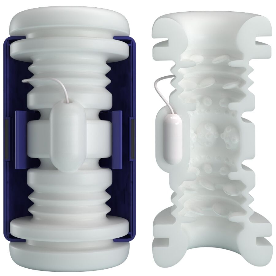 PRETTY LOVE - DJ LADY MASTURBADOR MASCULINO COM VIBRAÇÃO 5 AJUSTES ROXO