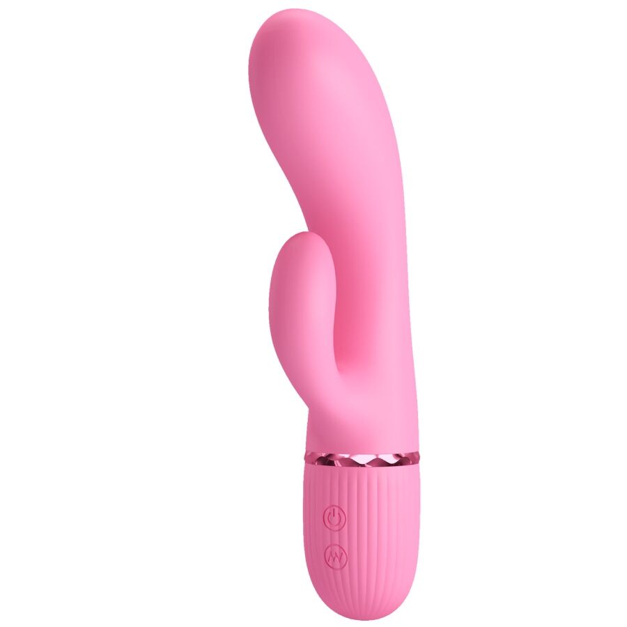 PRETTY LOVE - MARSKI RABBIT VIBRADOR E PONTO G Rosa