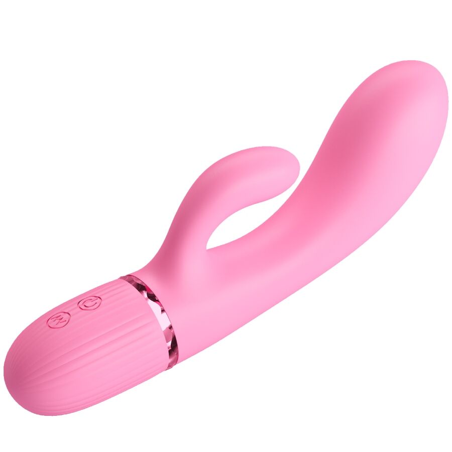 PRETTY LOVE - MARSKI RABBIT VIBRADOR E PONTO G Rosa