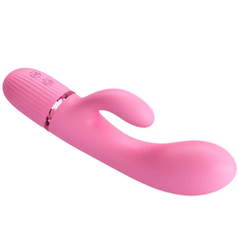 PRETTY LOVE - MARSKI RABBIT VIBRADOR E PONTO G Rosa