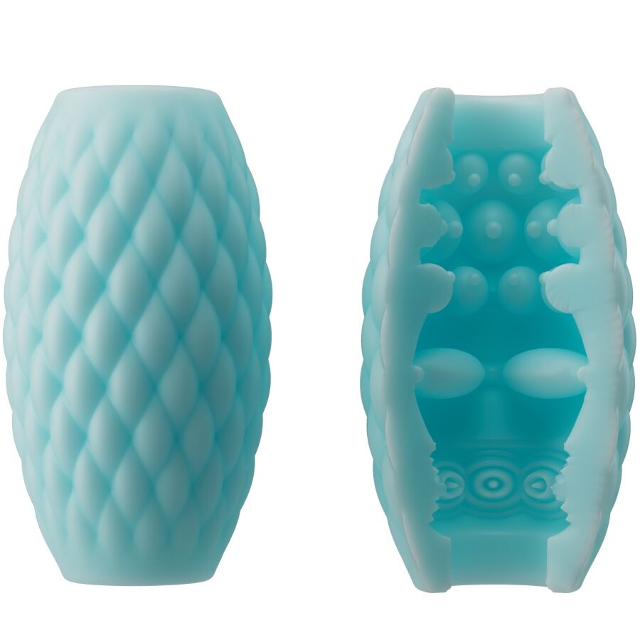 PRETTY LOVE - MASTURBADOR MASCULINO SILICONE ATHENA EROS Azul CÉU