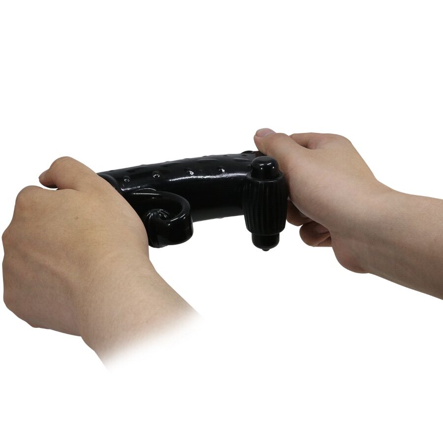 ROMANCE - MANGA VIBRANTE PARA PÊNIS PRETA