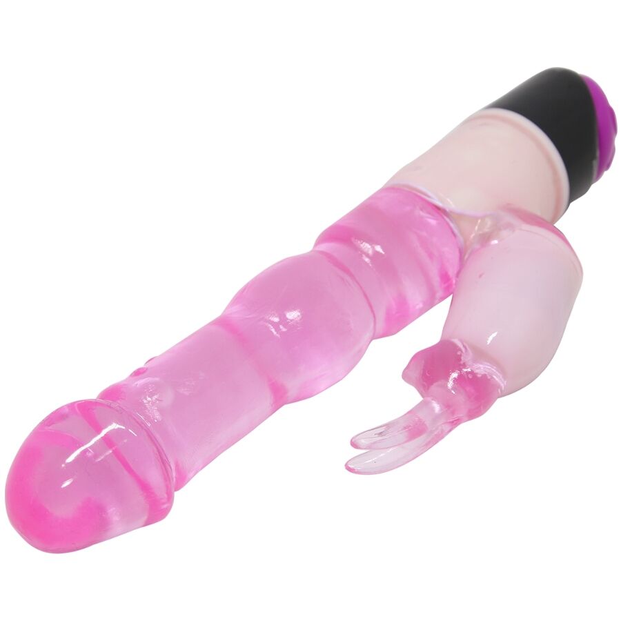 BAILE - VIBRADOR WAVES OF PLEASURE FANTASY COM COELHO 23 CM