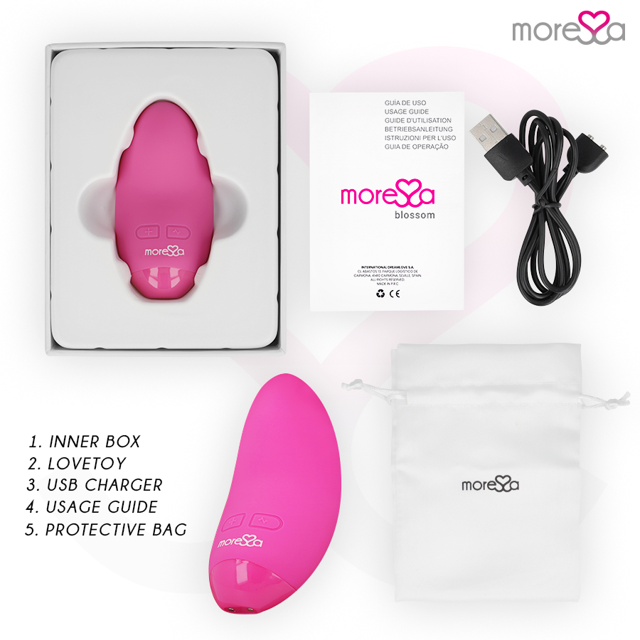 MORESSA - VIBRADOR BLOSSOM ROSA