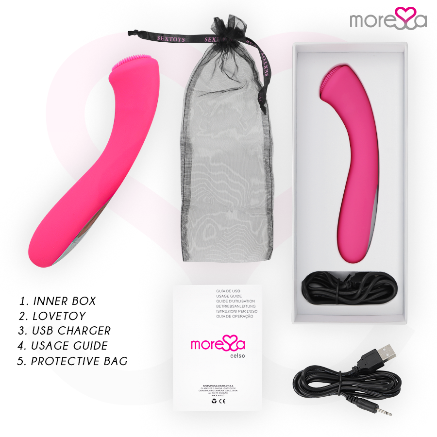 MORESSA - CELSO PREMIUM SILICONE RECARREGVEL