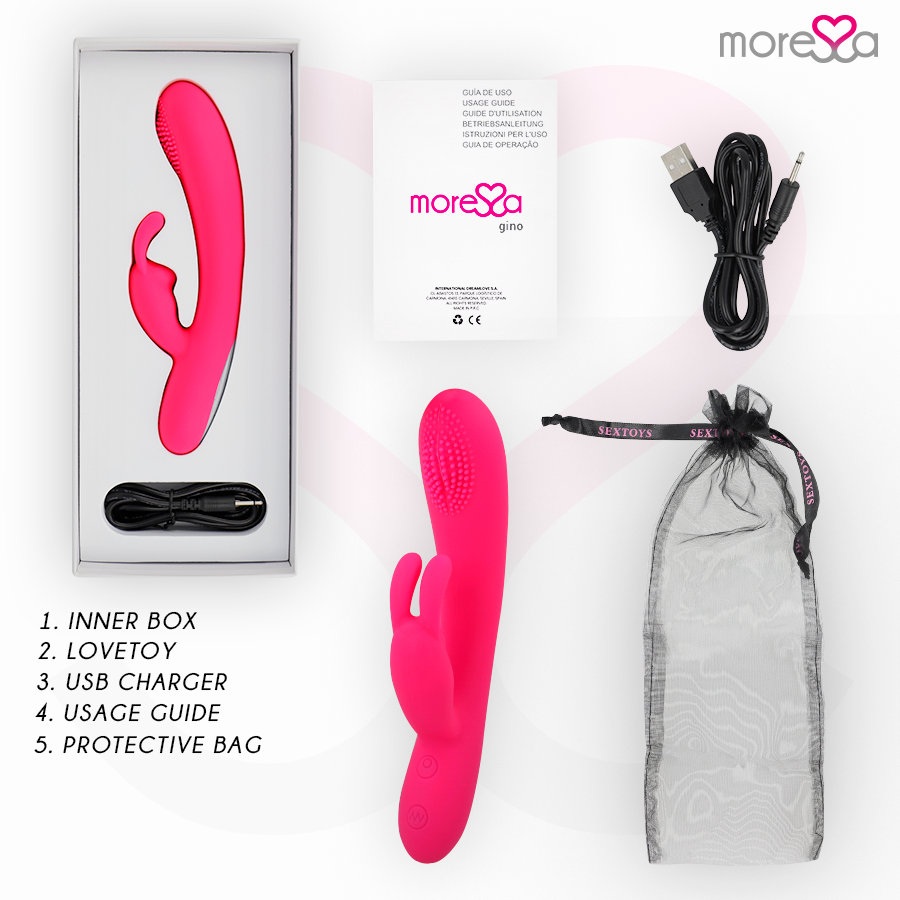 MORESSA - GINO PREMIUM SILICONE RECARREGVEL