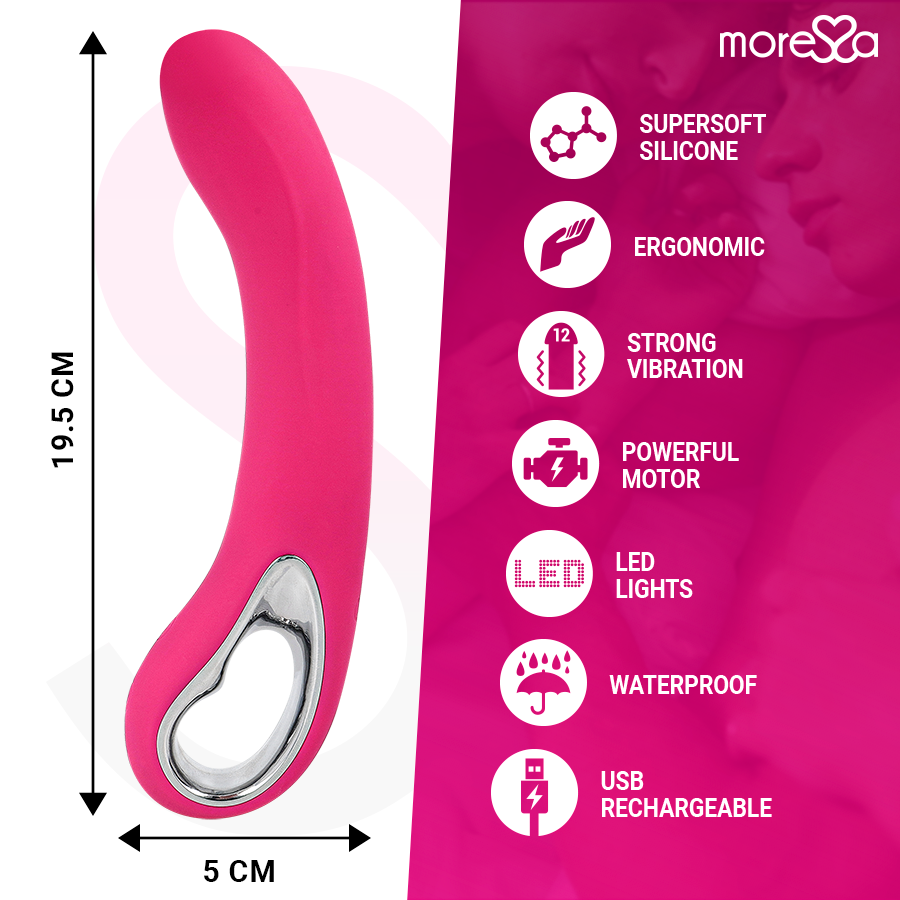 MORESSA - NELSON PREMIUM SILICONE RECARREGVEL